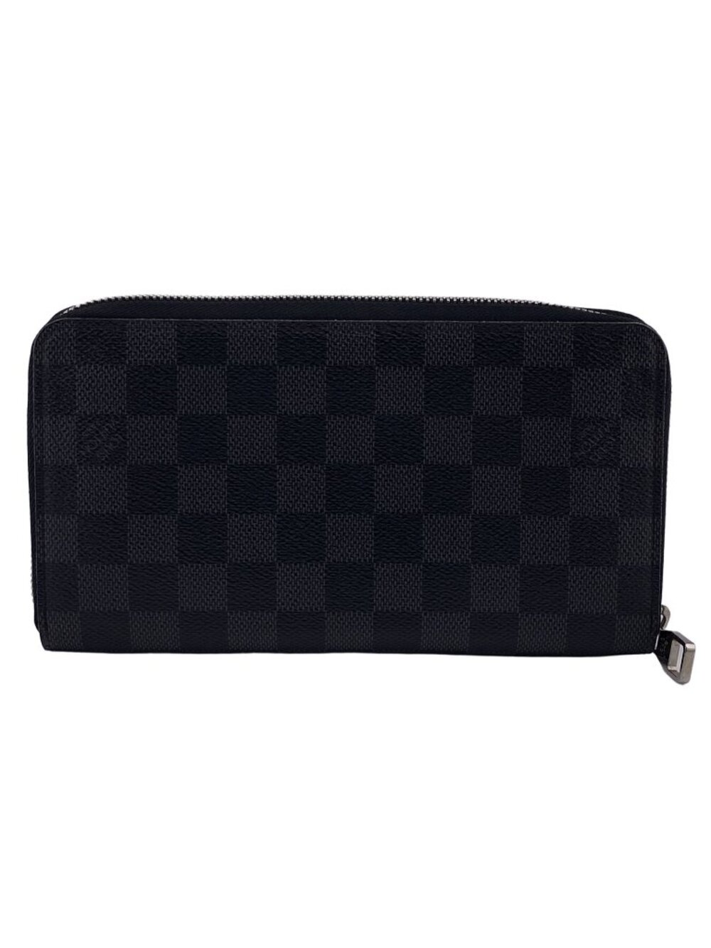 Louis Vuitton Zippy Organizer Damier Graphite Illustre Wallet Zip Around Black
